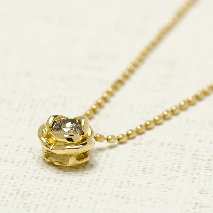 umu -アム- FINE JEWELRY STUIDIOブラウンダイヤモンド ローズ ペンダントトップ 「romantica」pn0578_kanban2.jpg