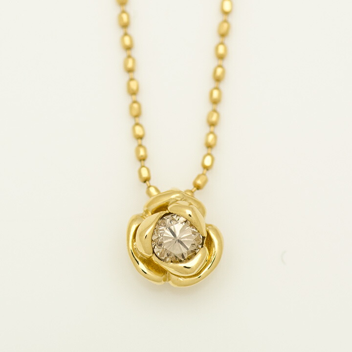 umu -アム- FINE JEWELRY STUIDIOブラウンダイヤモンド ローズ ペンダントトップ 「romantica」pn0578_m.jpg