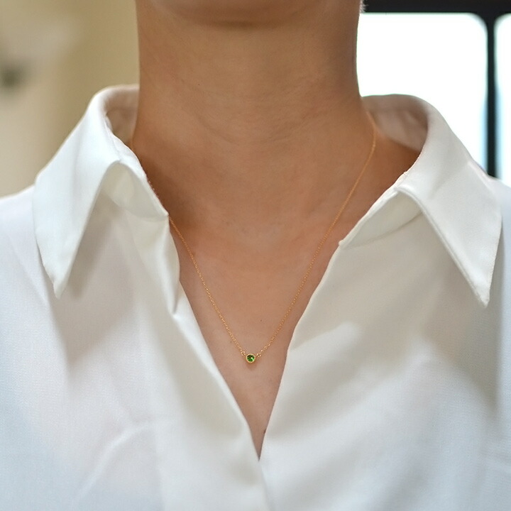 umu -アム- FINE JEWELRY STUIDIOグリーンガーネット ネックレス 「raffinato」imgrc0078393995.jpg