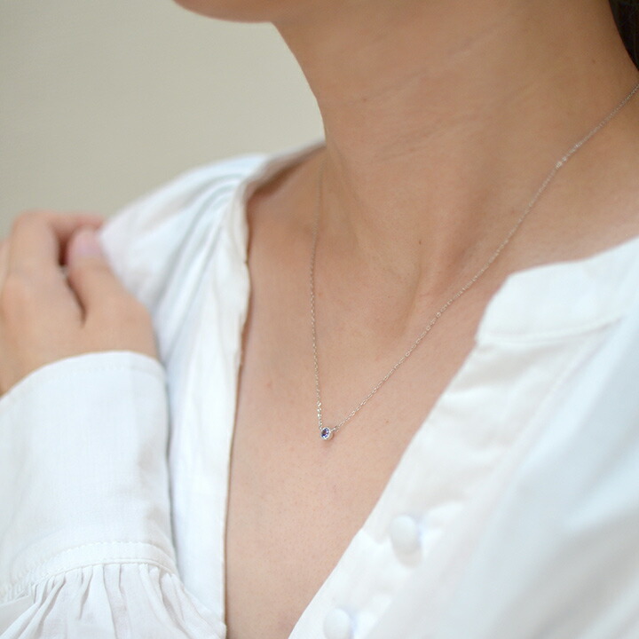 umu -アム- FINE JEWELRY STUIDIOタンザナイト ネックレス 「raffinato」pn0588_i3.jpg