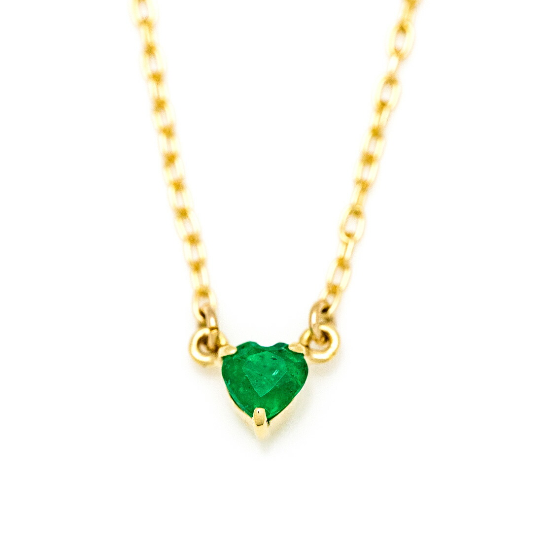 umu -アム- FINE JEWELRY STUIDIOエメラルド ハート ネックレス 「regaletto」pn0592_m.jpg