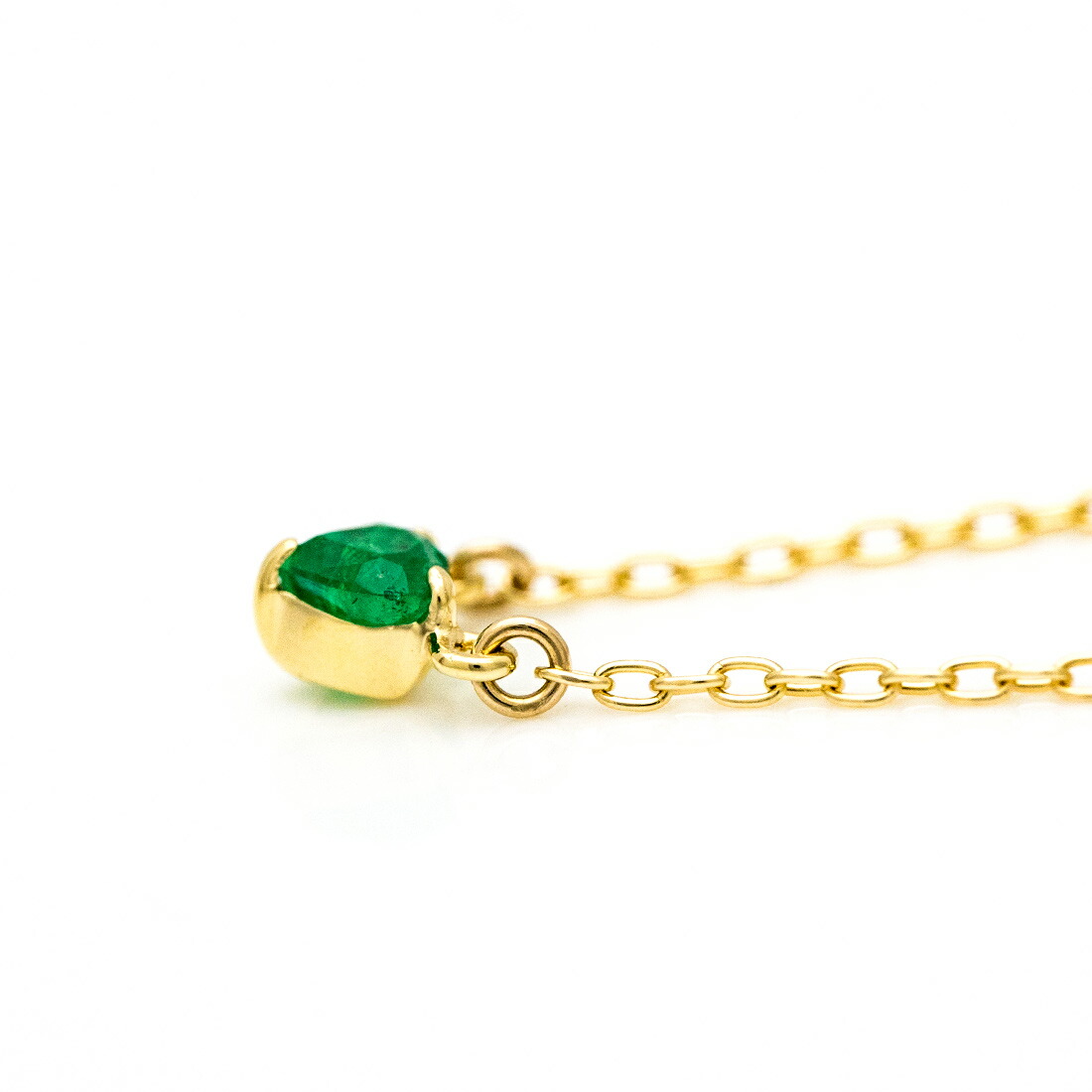 umu -アム- FINE JEWELRY STUIDIOエメラルド ハート ネックレス 「regaletto」pn0592_s.jpg