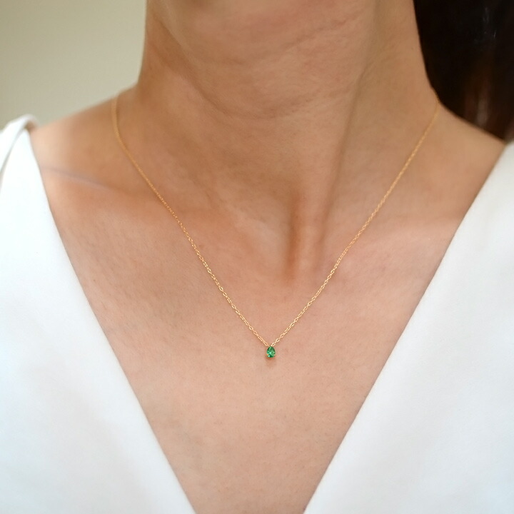 umu -アム- FINE JEWELRY STUIDIOエメラルド ペンダント 「sgrondare」pn0595_i2.jpg