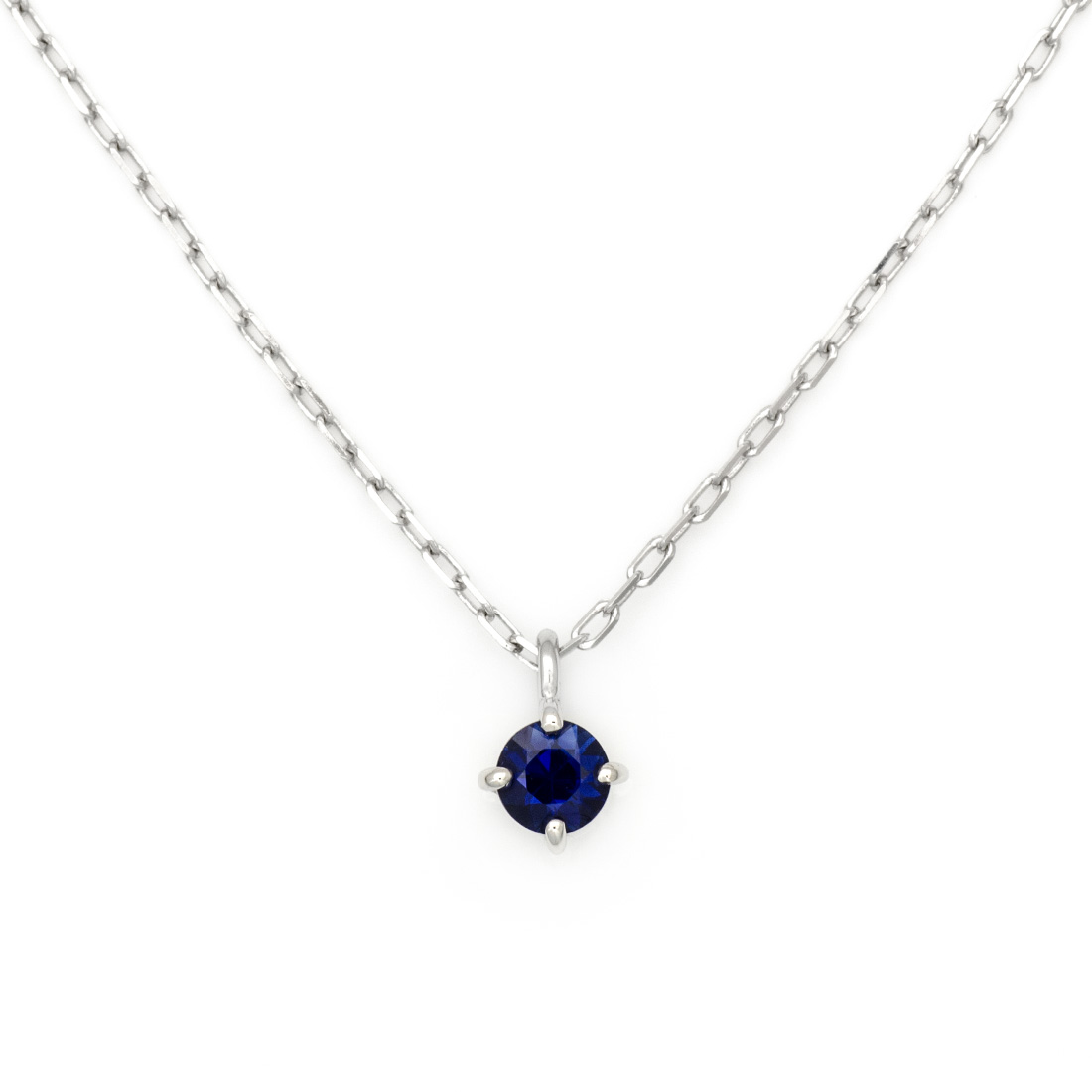 umu -アム- FINE JEWELRY STUIDIOK18 薔薇モチーフ ネックレス 「rosa」pn0607_sapphire.jpg