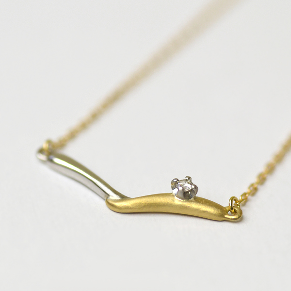 umu -アム- FINE JEWELRY STUIDIOK18/PT900 ダイヤモンド ネックレス 「mebae」pn0614_kanban2.jpg