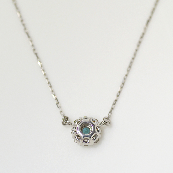 umu -アム- FINE JEWELRY STUIDIOPT900 パライバトルマリン ダイヤモンド ネックレス「notte」pn0618_u.jpg