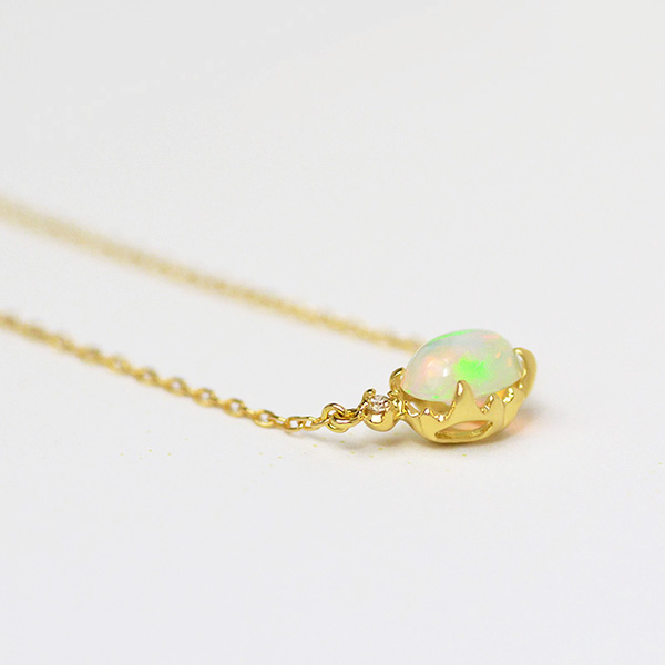 umu -アム- FINE JEWELRY STUIDIOK18 オパール ダイヤモンド ネックレス 「giocare」pn0620_5.jpg