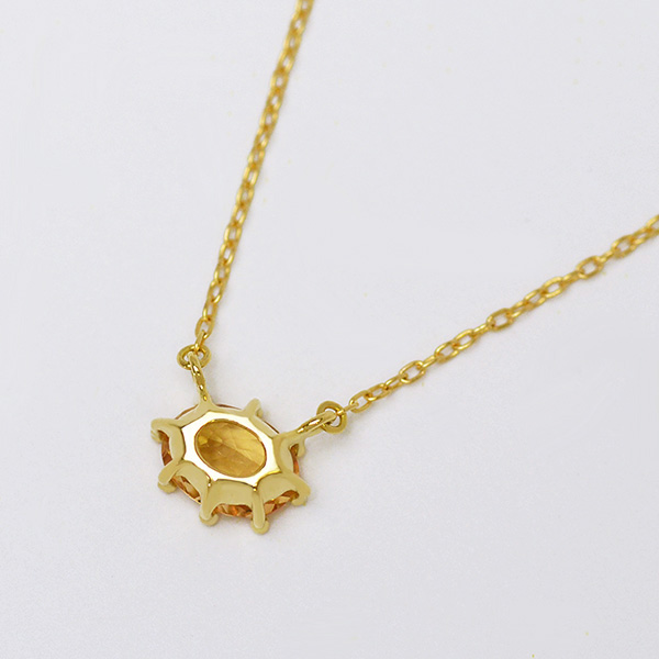 umu -アム- FINE JEWELRY STUIDIOK18 インペリアルトパーズ ネックレス 「santo」pn0621_3.jpg