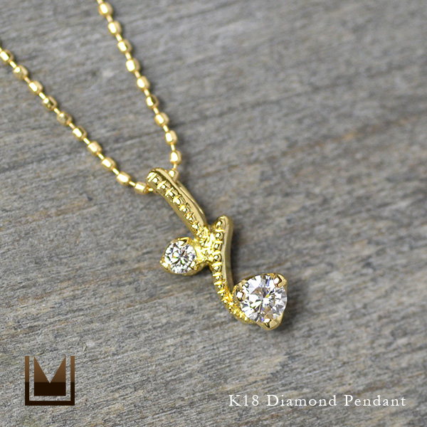 K18 ダイヤモンド ペンダントトップ[商品番号:PN0623] | umu -アム