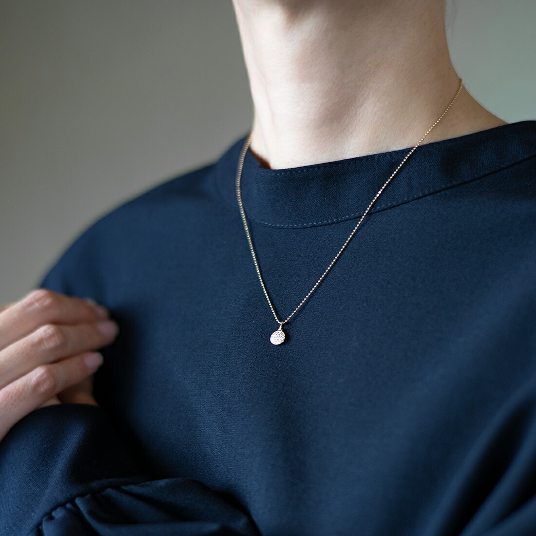umu -アム- FINE JEWELRY STUIDIOダイヤモンド パヴェ ペンダントトップpn0627_i3.jpg