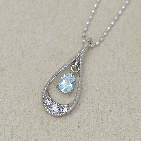 umu -アム- FINE JEWELRY STUIDIOK18 パライバトルマリン ダイヤモンド ペンダントトップ 「versare」pn0633_kanban2.jpg