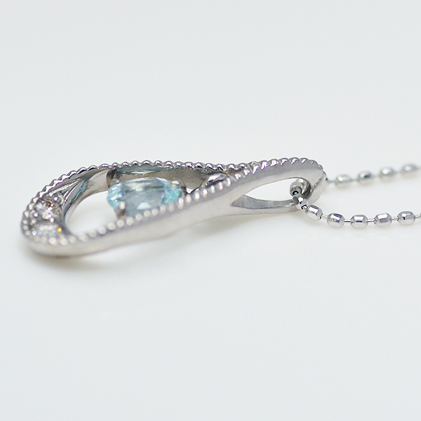 umu -アム- FINE JEWELRY STUIDIOK18 パライバトルマリン ダイヤモンド ペンダントトップ 「versare」pn0633_s.jpg