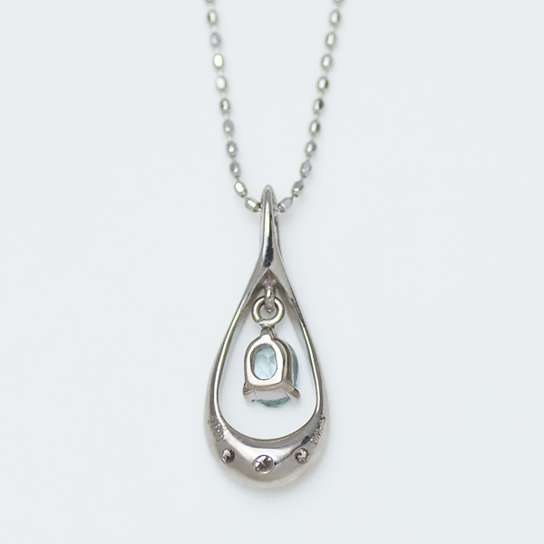 umu -アム- FINE JEWELRY STUIDIOK18 パライバトルマリン ダイヤモンド ペンダントトップ 「versare」pn0633_u.jpg