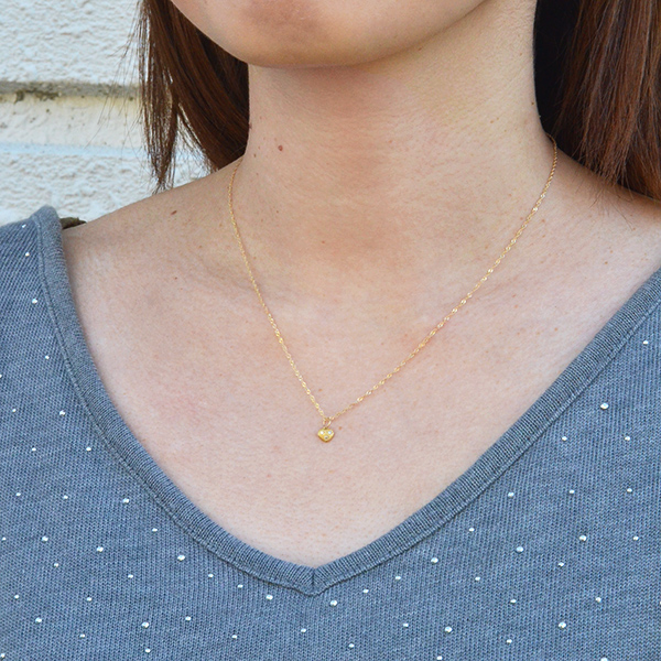 umu -アム- FINE JEWELRY STUIDIOK18 ダイヤモンド ハート ペンダント「certo」pn0634_i2.jpg