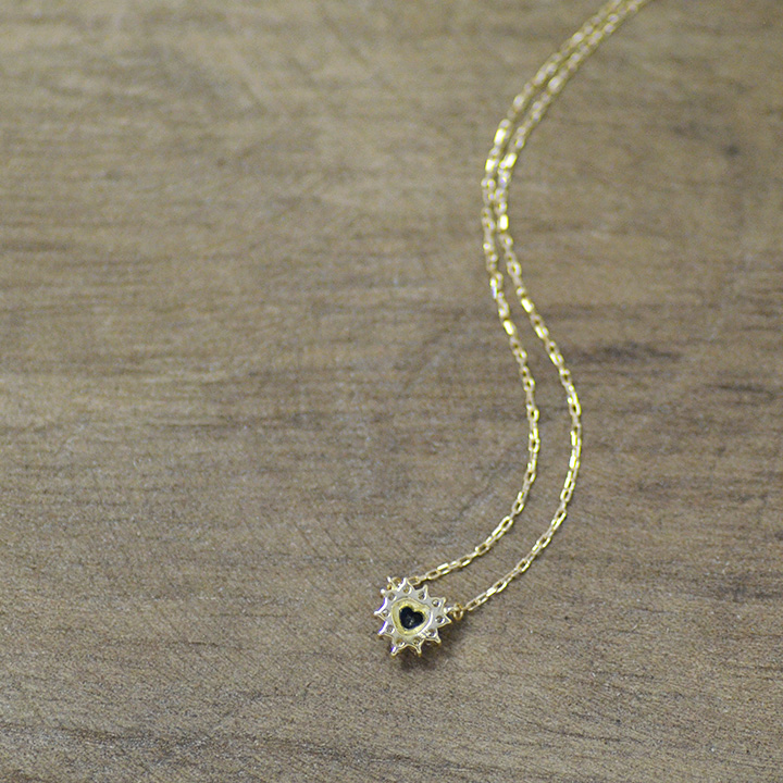 umu -アム- FINE JEWELRY STUIDIOK18 ブルーサファイア ダイヤモンド ハートモチーフ ネックレス 「Pure」pn0643_5.jpg
