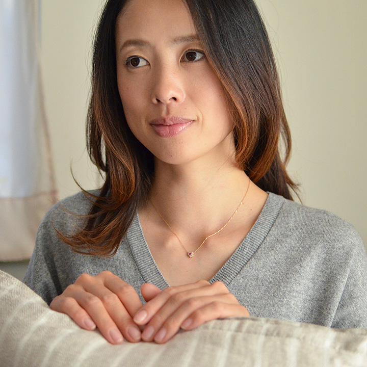 umu -アム- FINE JEWELRY STUIDIOK18 ルビー ダイヤモンド ハートモチーフ ネックレス 「Pure」pn0644_8.jpg