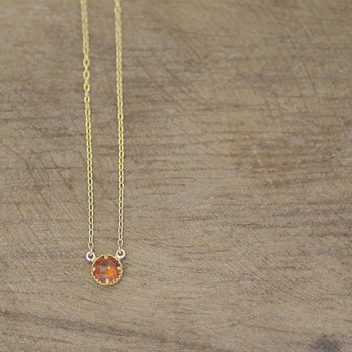 umu -アム- FINE JEWELRY STUIDIOK18 ローズカット サファイア ネックレス 「pastello」pn0645_2.jpg