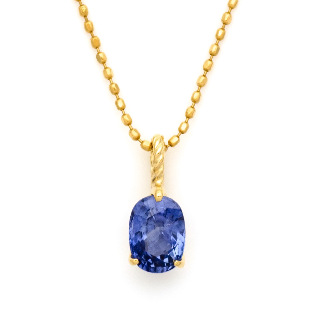 umu -アム- FINE JEWELRY STUIDIOK18 サファイア ペンダントトップ 「naturale」pn0646.jpg