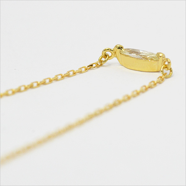 umu -アム- FINE JEWELRY STUIDIOK18 マーキスカット ダイヤモンド ネックレスpn0649_s.jpg