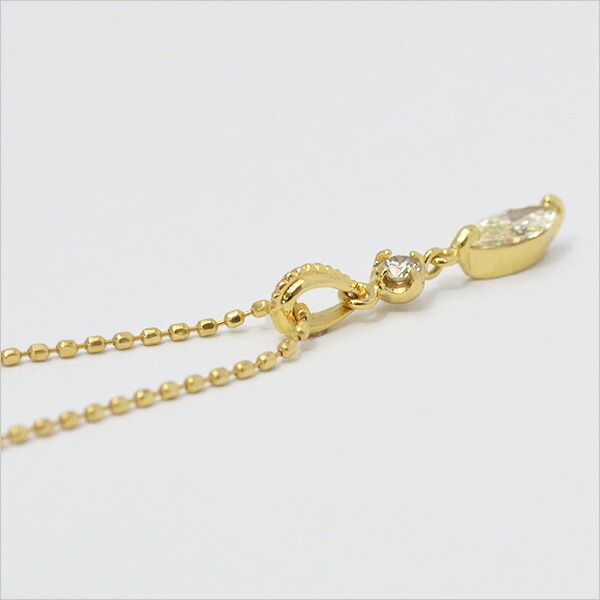 umu -アム- FINE JEWELRY STUIDIOK18 マーキスカット ダイヤモンド ペンダントトップpn0650_s.jpg