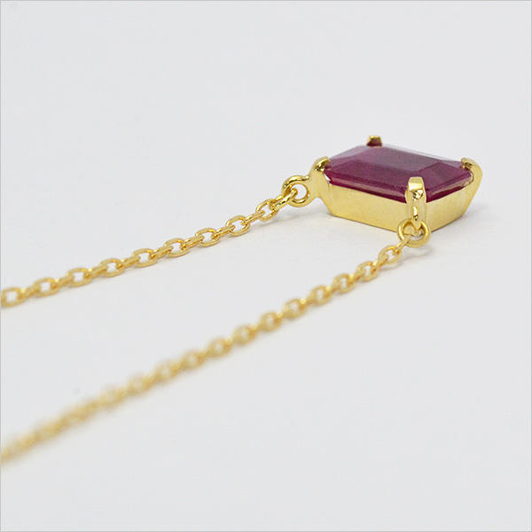 umu -アム- FINE JEWELRY STUIDIOK18 ルビー ネックレス 「formella」pn0651_s.jpg