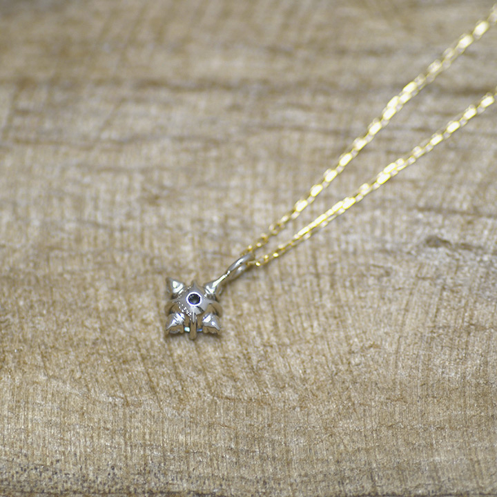 umu -アム- FINE JEWELRY STUIDIOK18/PT900 サンタマリア アクアマリン ダイヤモンド ペンダント 「Etoile」pn0656_6.jpg