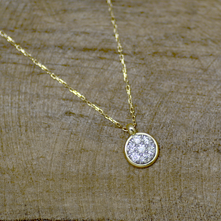 umu -アム- FINE JEWELRY STUIDIOダイヤモンド ペンダント 「mirror」pn0661_2.jpg