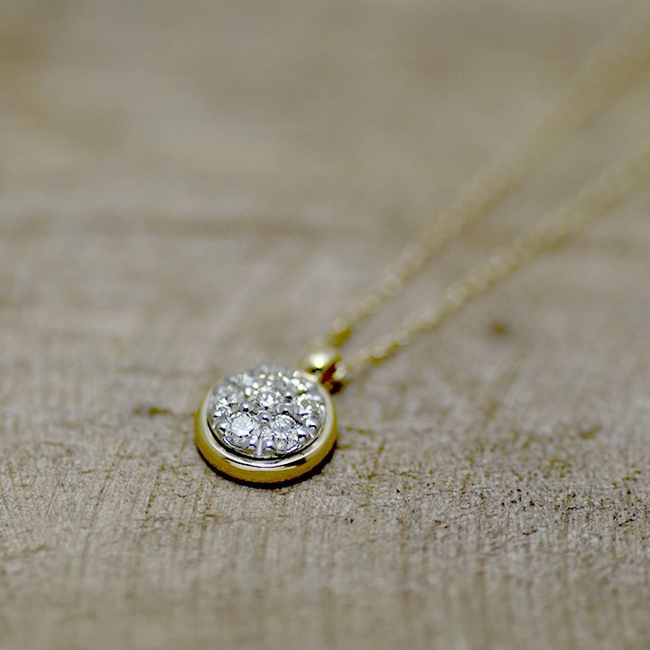 umu -アム- FINE JEWELRY STUIDIOダイヤモンド ペンダント 「mirror」pn0661_4.jpg