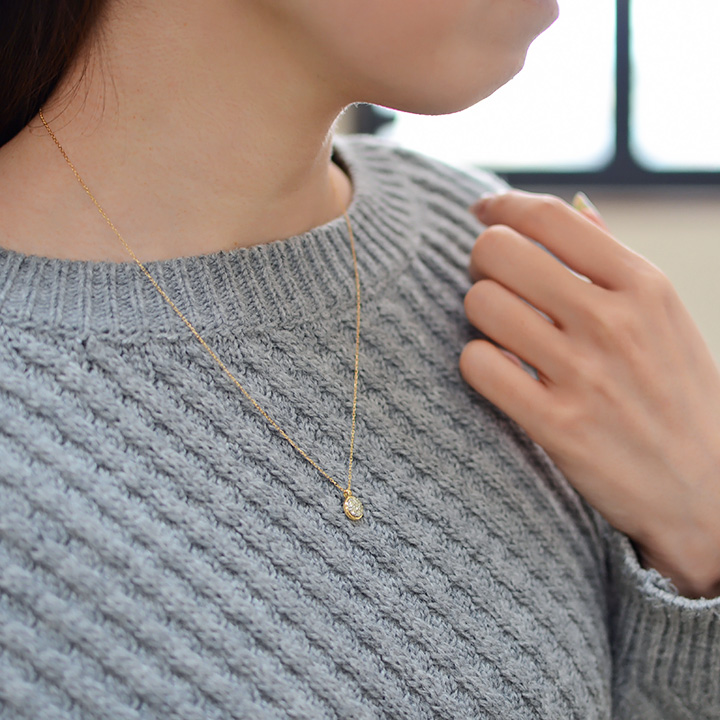 umu -アム- FINE JEWELRY STUIDIOダイヤモンド ペンダント 「mirror」pn0661_7.jpg