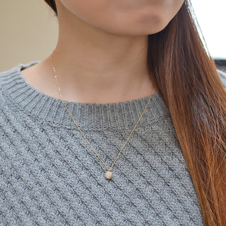 umu -アム- FINE JEWELRY STUIDIOダイヤモンド ペンダント 「mirror」pn0661_8.jpg