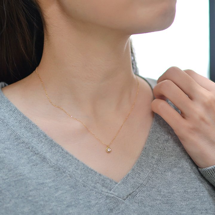 umu -アム- FINE JEWELRY STUIDIOダイヤモンド 0.1ct ペンダント 「Rudder」pn0663_7.jpg