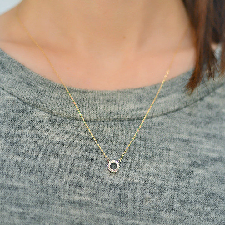 umu -アム- FINE JEWELRY STUIDIOダイヤモンド ネックレス 「Halo」pn0665_9.jpg