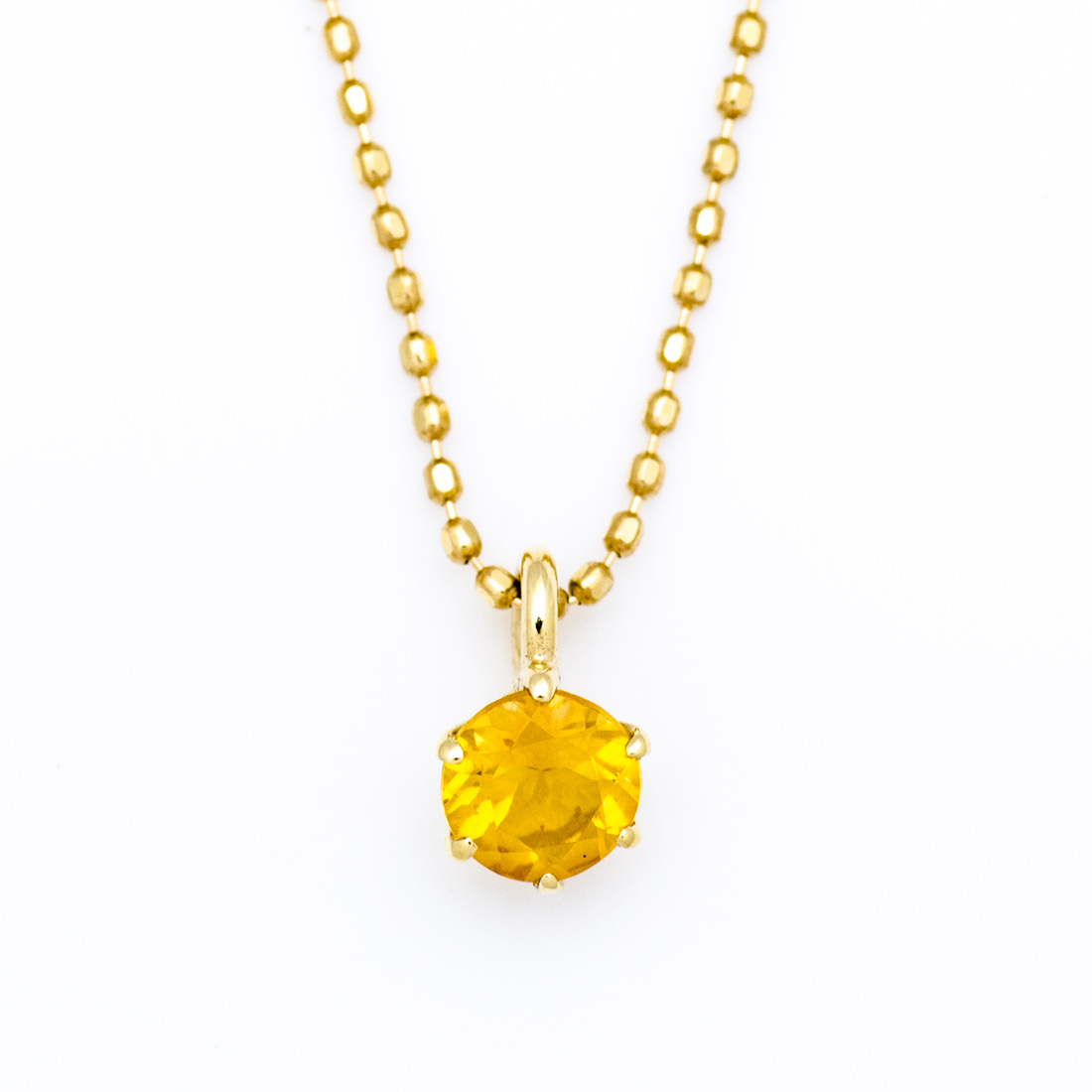 umu -アム- FINE JEWELRY STUIDIOK10 シトリン ペンダントpn0673_m.jpg