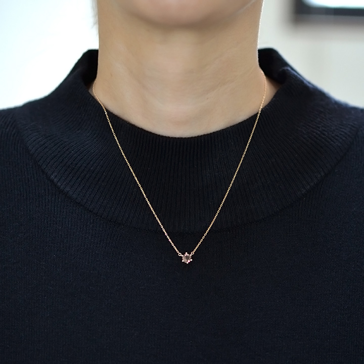 umu -アム- FINE JEWELRY STUIDIOK18 カラーチェンジガーネット ネックレス 「reginetta」pn0674_i2.jpg