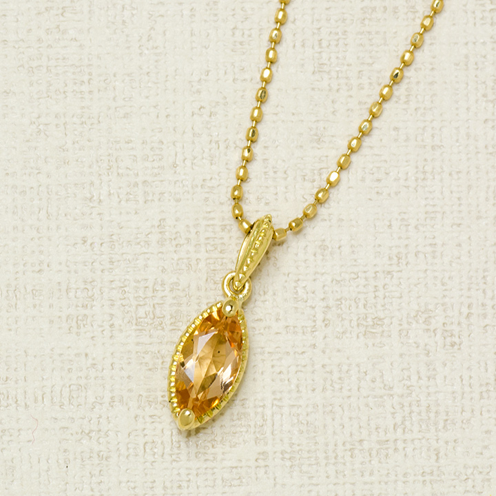 umu -アム- FINE JEWELRY STUIDIOK18 インペリアルトパーズ ペンダントトップ 「beato」pn0675_kanban2.jpg