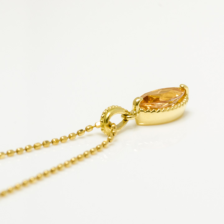 umu -アム- FINE JEWELRY STUIDIOK18 インペリアルトパーズ ペンダントトップ 「beato」pn0675_s.jpg