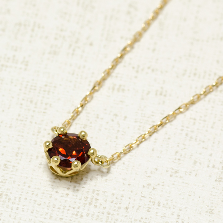 umu -アム- FINE JEWELRY STUIDIOK18 ガーネット ネックレス 「reginetta」pn0676_kanban2.jpg