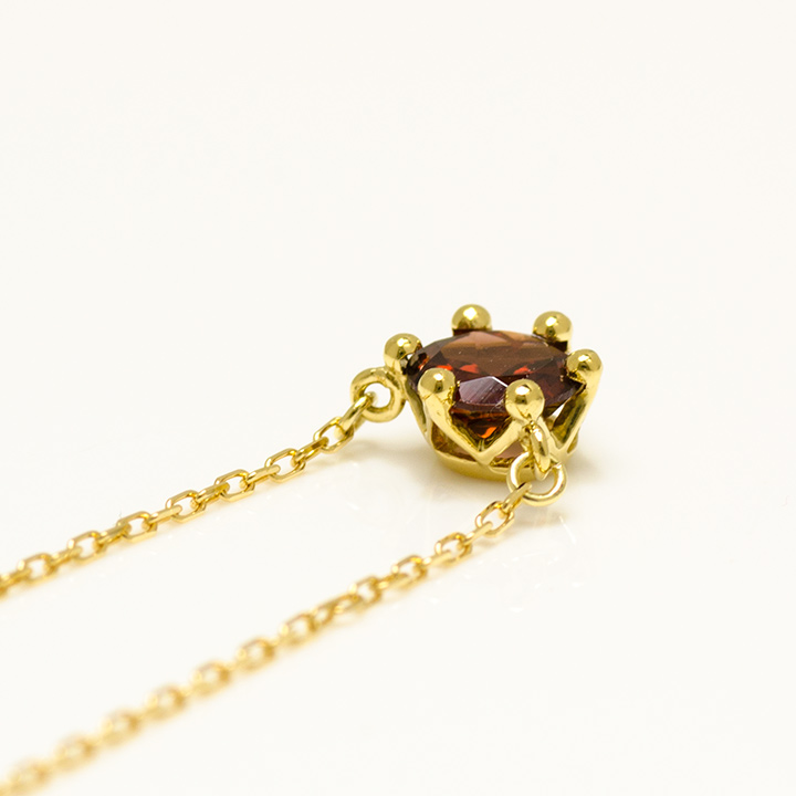 umu -アム- FINE JEWELRY STUIDIOK18 ガーネット ネックレス 「reginetta」pn0676_s.jpg