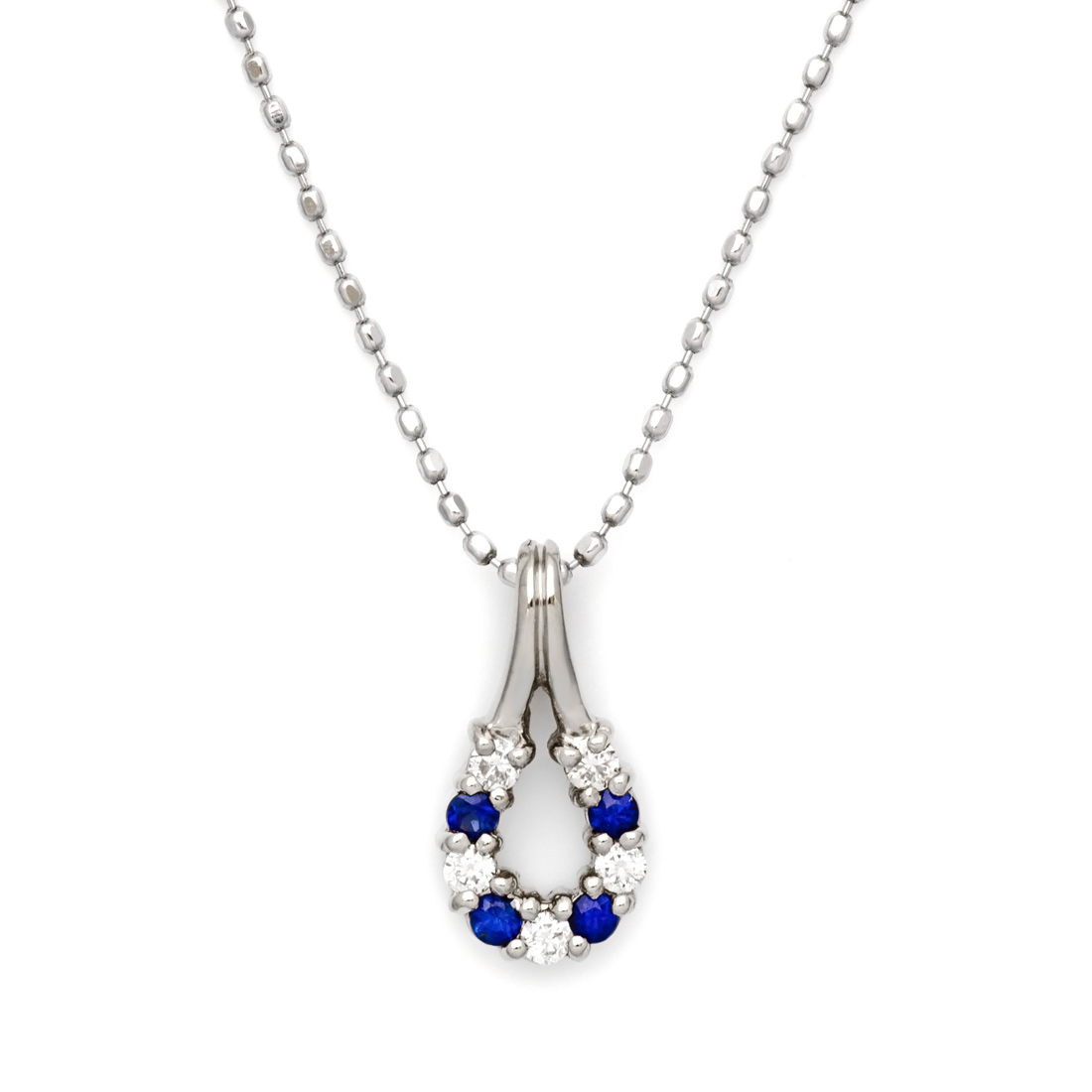 umu -アム- FINE JEWELRY STUIDIOK18 ブルーサファイア ダイヤモンド ペンダントトップ 「fortuna」pn0680.jpg