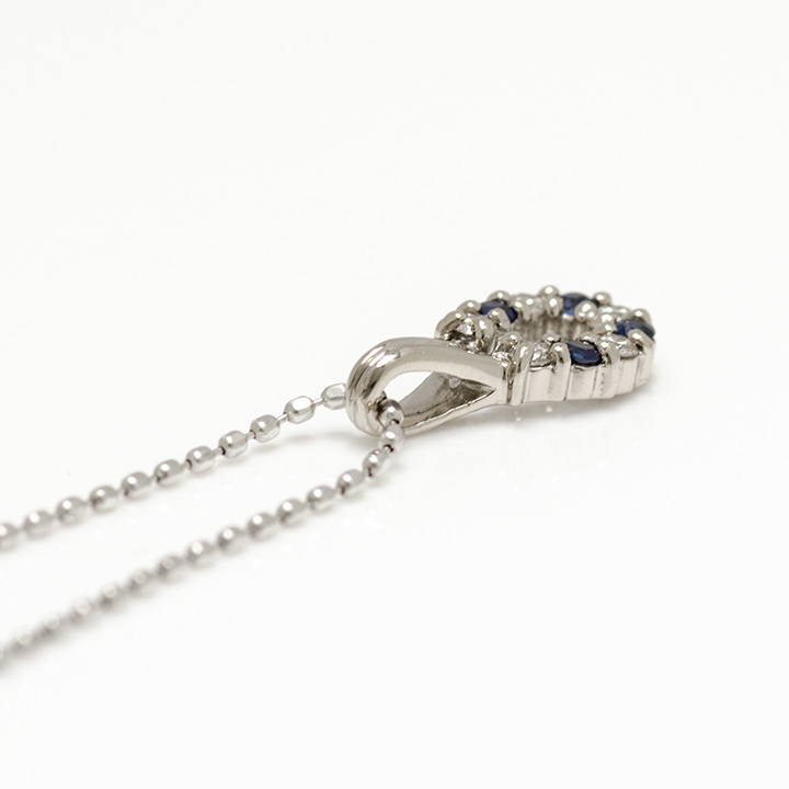 umu -アム- FINE JEWELRY STUIDIOK18 ブルーサファイア ダイヤモンド ペンダントトップ 「fortuna」pn0680_s.jpg