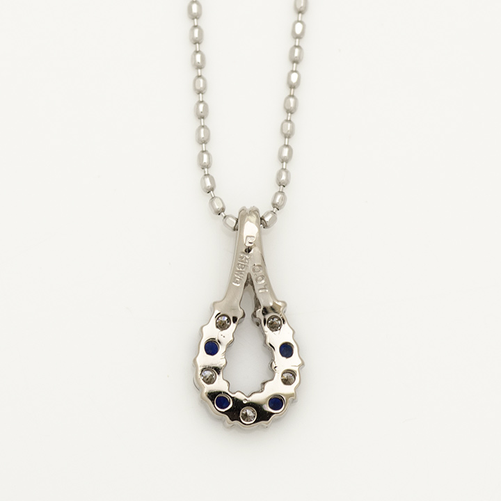 umu -アム- FINE JEWELRY STUIDIOK18 ブルーサファイア ダイヤモンド ペンダントトップ 「fortuna」pn0680_u.jpg