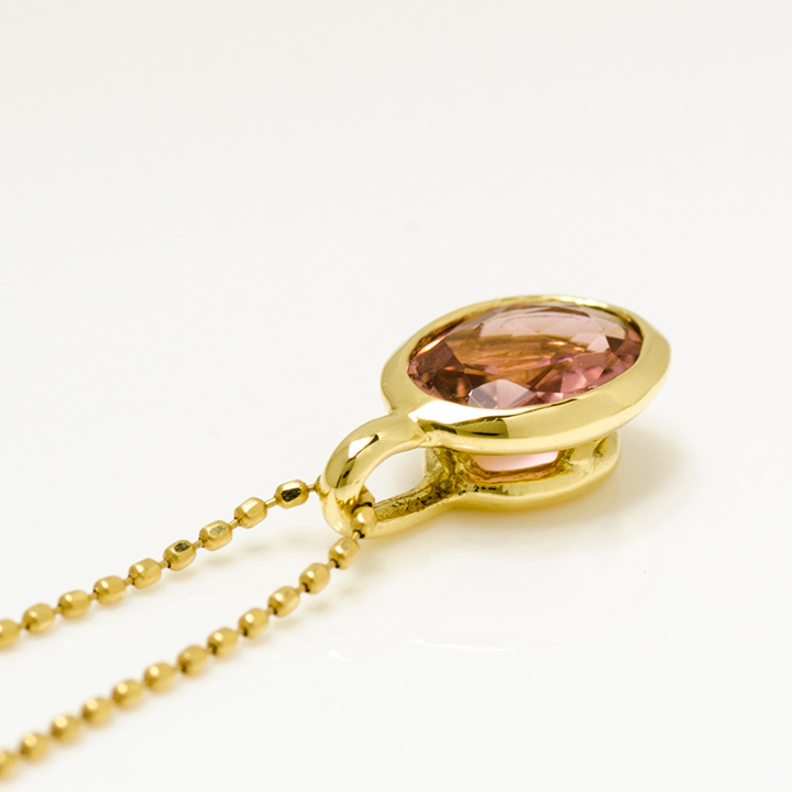 umu -アム- FINE JEWELRY STUIDIOK18 ピンクトルマリン ペンダントトップ 「ignudo」pn0682_s.jpg