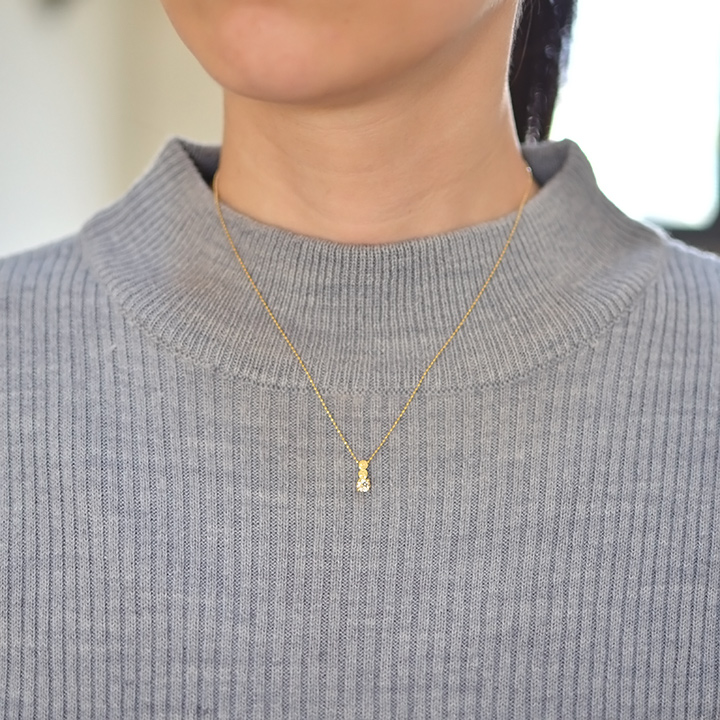 umu -アム- FINE JEWELRY STUIDIOK18 インペリアルトパーズ バラモチーフ ペンダントトップ 「rosa」pn0684_i2.jpg