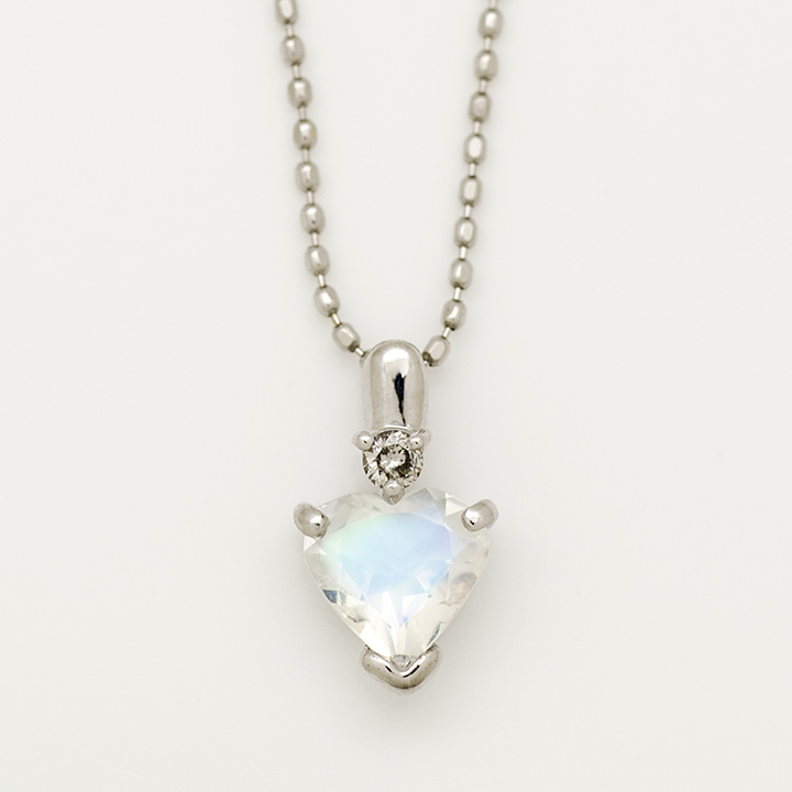 umu -アム- FINE JEWELRY STUIDIOK10 ブルームーンストーン ダイヤモンド ハート ペンダントトップpn0692_m.jpg