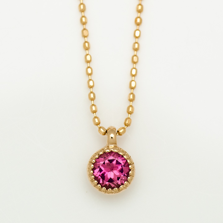 umu -アム- FINE JEWELRY STUIDIOK18 ピンクトルマリン ペンダント 「epica」pn0693_m.jpg