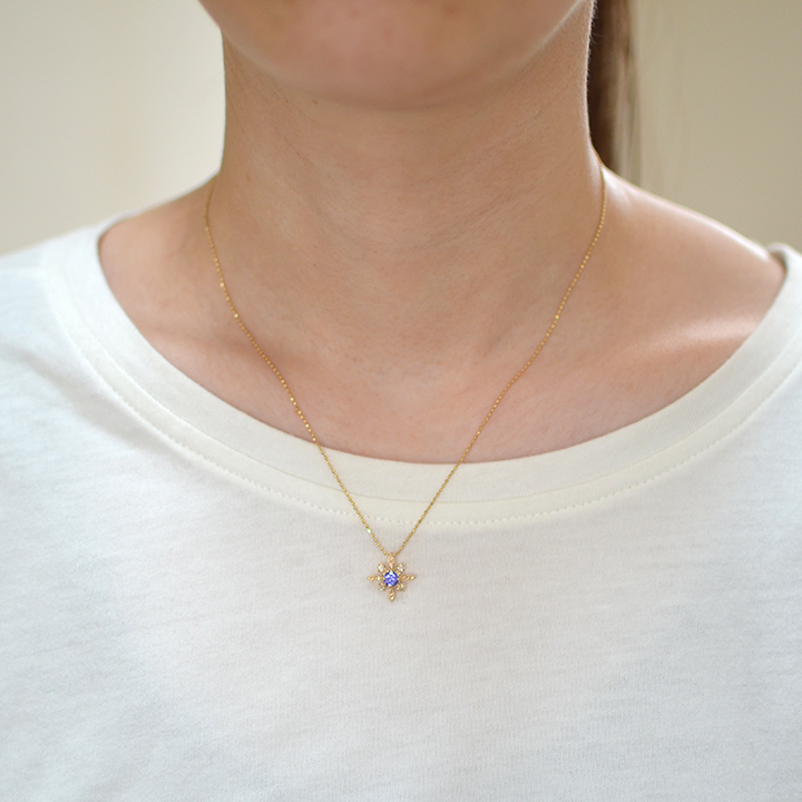 umu -アム- FINE JEWELRY STUIDIOK10 タンザナイト ダイヤモンド ペンダントトップ 「solare」pn0696_i2.jpg