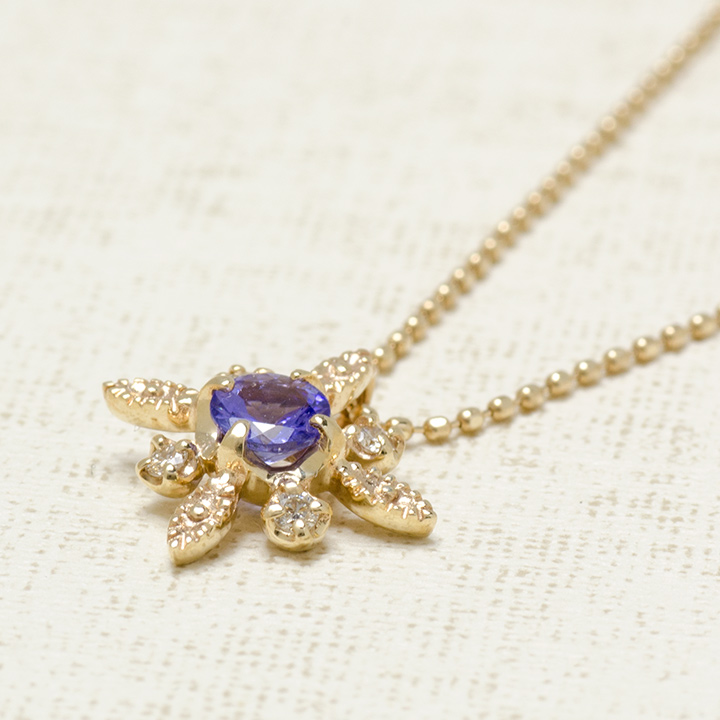 umu -アム- FINE JEWELRY STUIDIOK10 タンザナイト ダイヤモンド ペンダントトップ 「solare」pn0696_kanban2.jpg