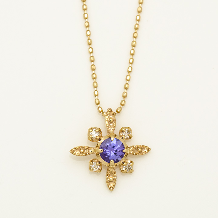 umu -アム- FINE JEWELRY STUIDIOK10 タンザナイト ダイヤモンド ペンダントトップ 「solare」pn0696_m.jpg