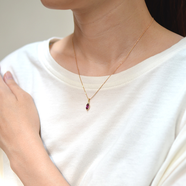 umu -アム- FINE JEWELRY STUIDIOK10 ロードライトガーネット ペンダントトップ 「beato」pn0698_i3.jpg