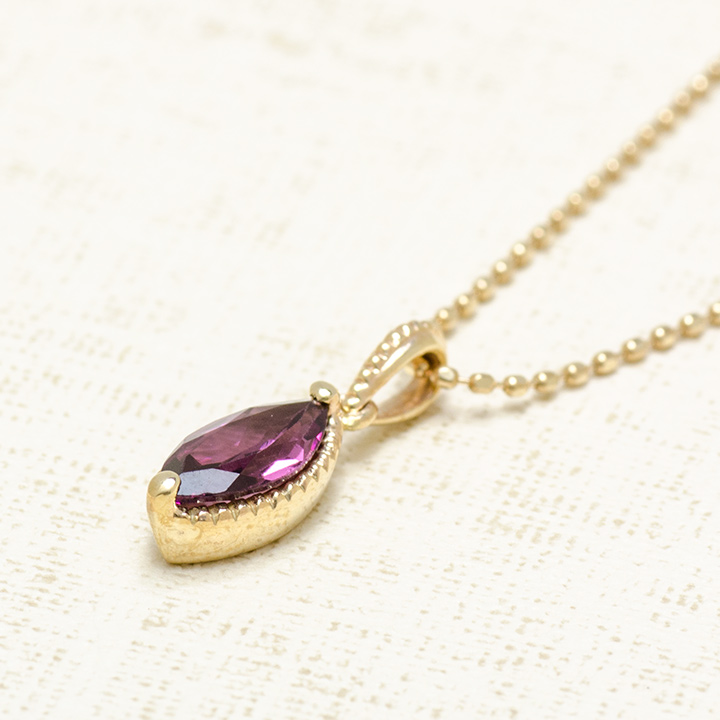 umu -アム- FINE JEWELRY STUIDIOK10 ロードライトガーネット ペンダントトップ 「beato」pn0698_kanban2.jpg